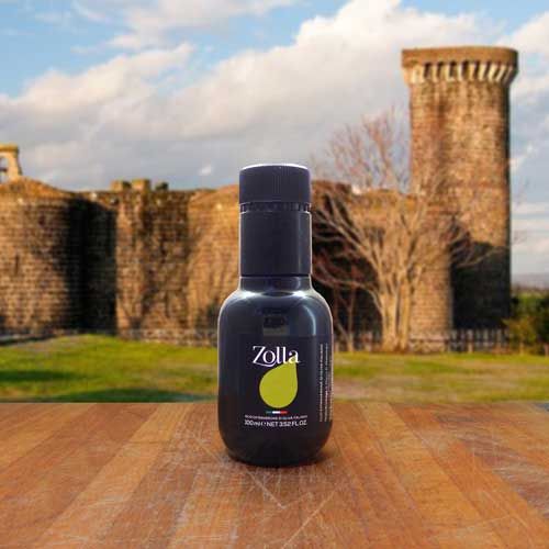 Bottiglia da 100 ml blend extravergine di oliva zolla